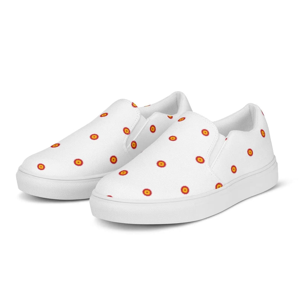 Comprar Zapatillas Escarapela mujer Bandera España La Flamenca de Borgoña Patricia Muñoz VOX