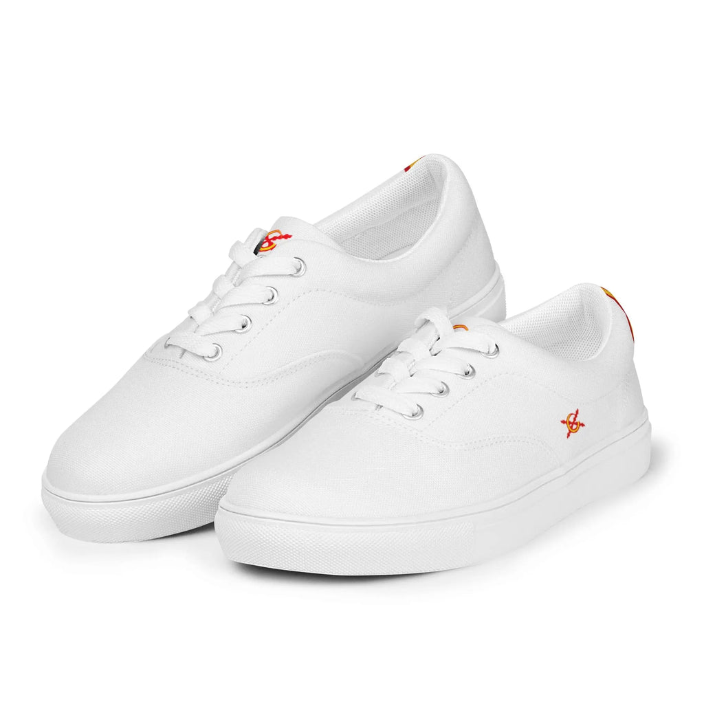 Comprar Zapatillas España trasera blanca hombre Bandera España La Flamenca de Borgoña Patricia Muñoz VOX