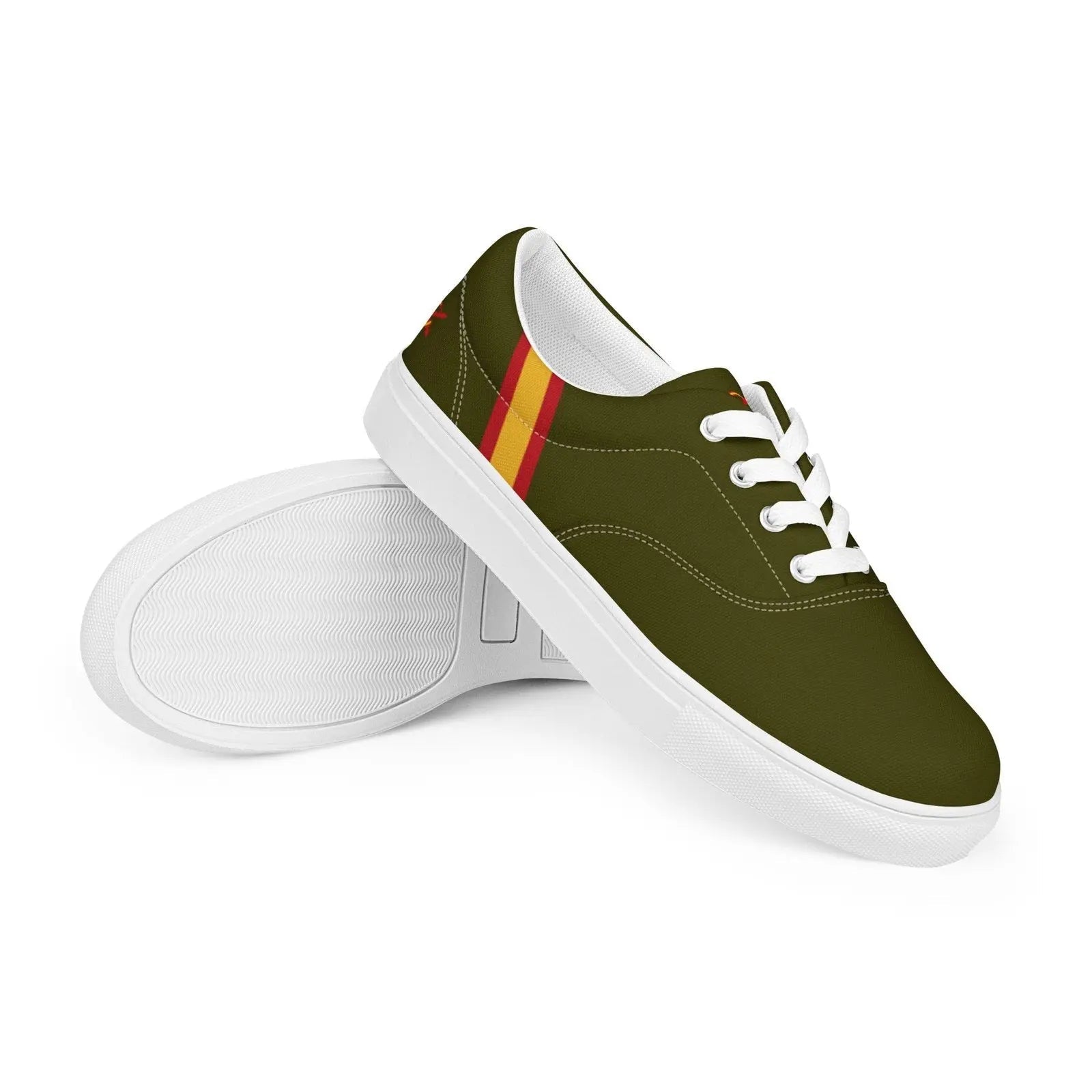 Comprar Zapatillas de España verde hombre Bandera España La Flamenca de Borgoña Patricia Muñoz VOX