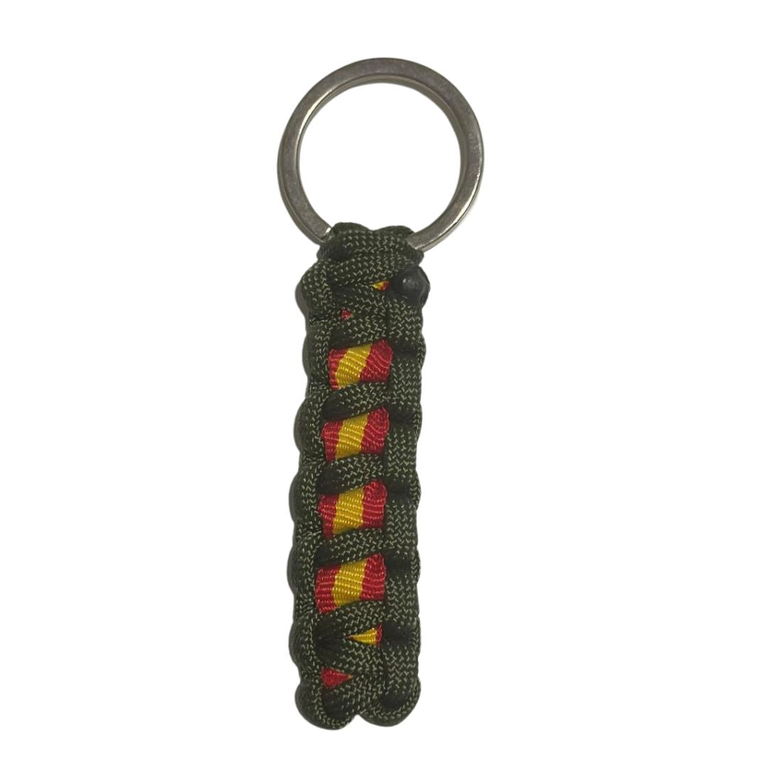 Comprar Llavero paracord Ejército bandera España Bandera España La Flamenca de Borgoña Patricia Muñoz VOX