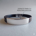 Pulsera piel PERSONALIZADA