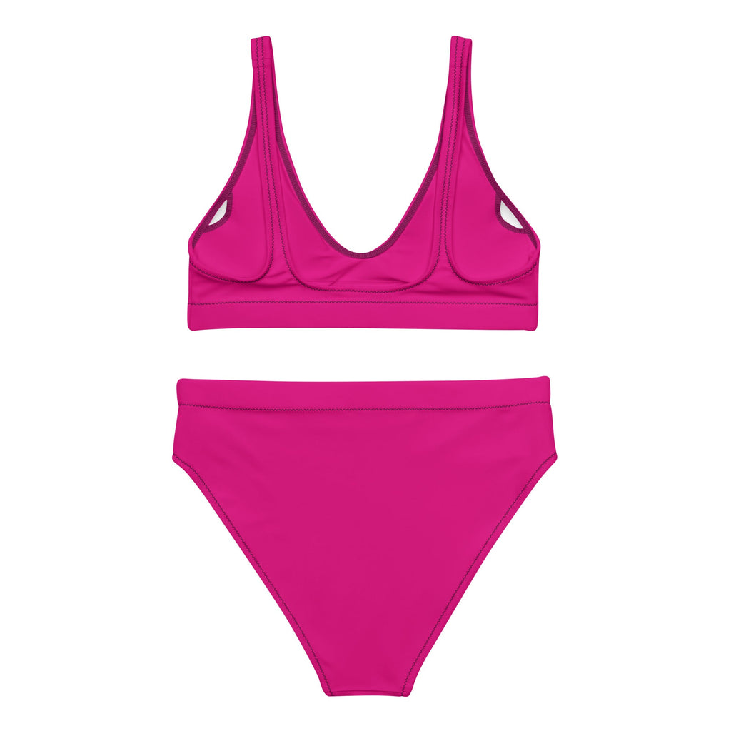 Comprar Bikini talle alto Fucsia rosa capote Bandera España La Flamenca de Borgoña Patricia Muñoz VOX