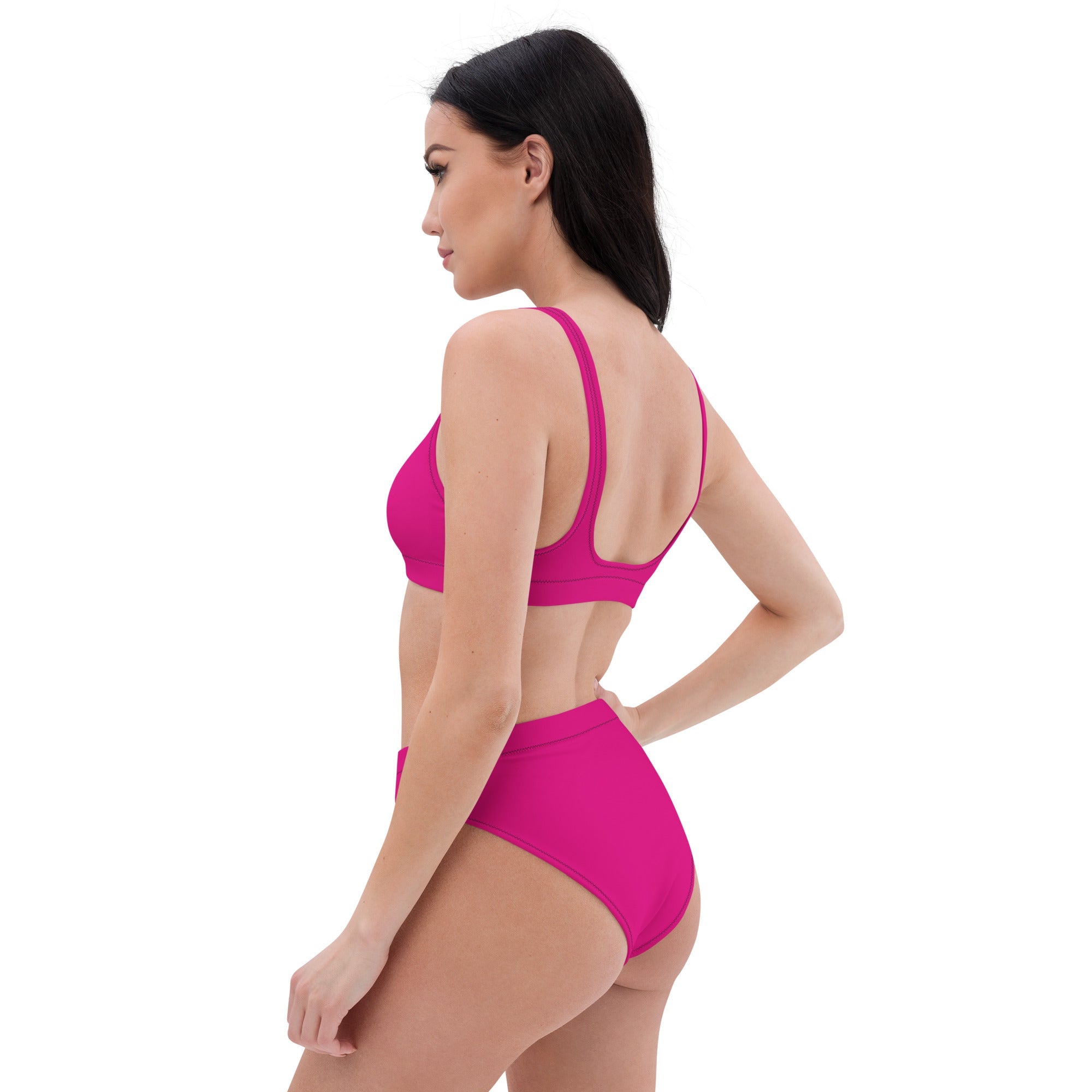 Comprar Bikini talle alto Fucsia rosa capote Bandera España La Flamenca de Borgoña Patricia Muñoz VOX