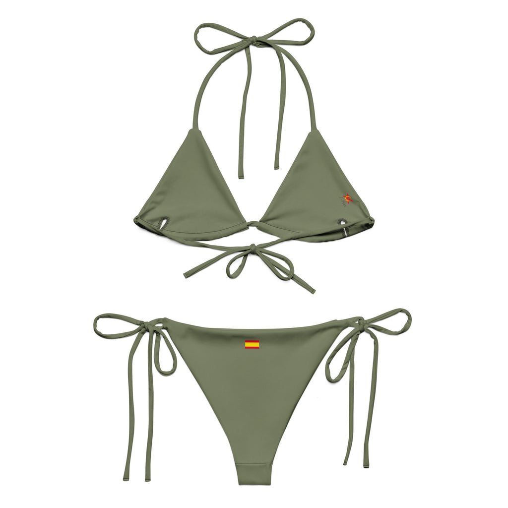 Bikini de triángulo Ejército Español - LaFlamencadeBorgoña