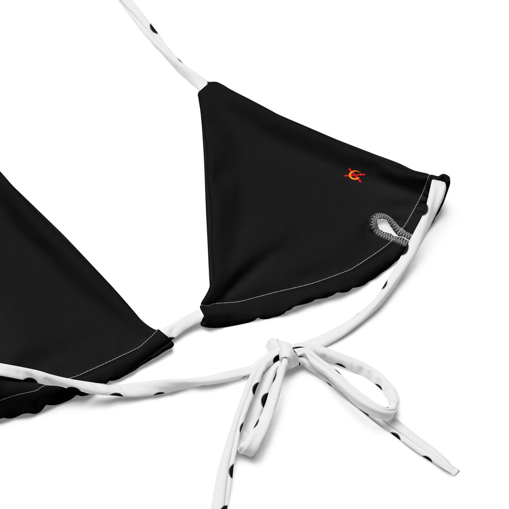 Bikini de triángulo Lunares La Flamenca de Borgoña - LaFlamencadeBorgoña