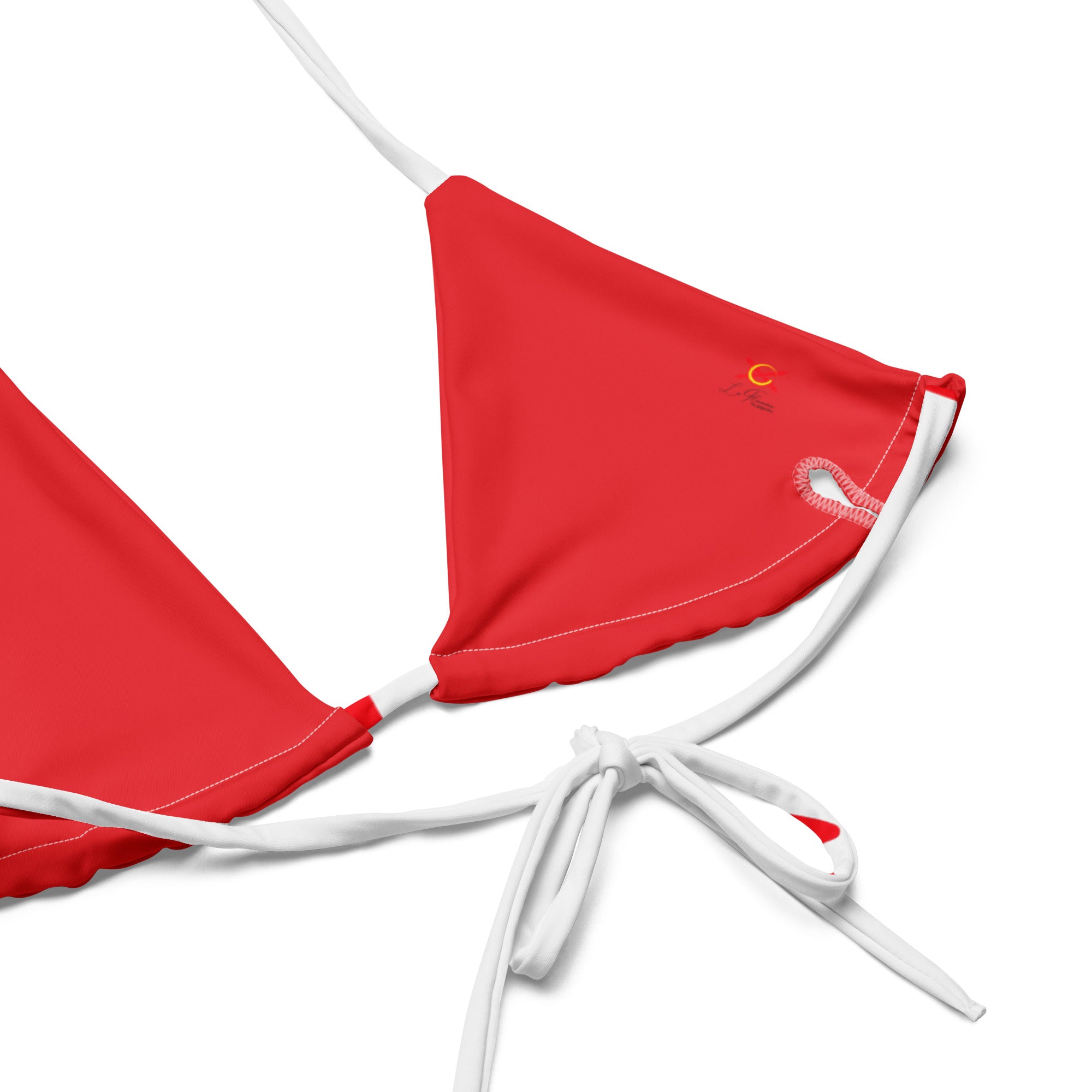 Bikini de triángulo Cruz de Borgoña - LaFlamencadeBorgoña
