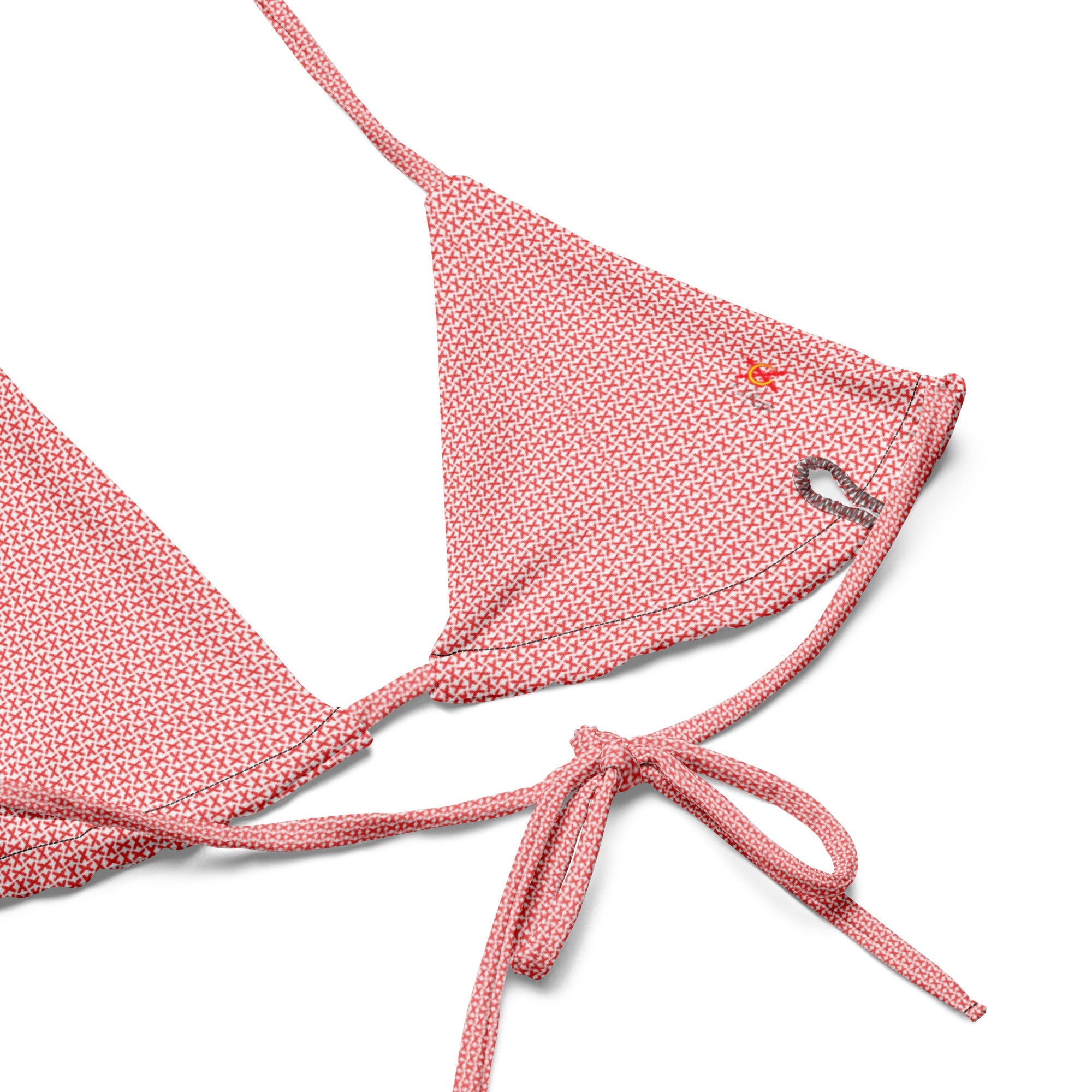 Bikini de triángulo Cruces de Borgoña - LaFlamencadeBorgoña