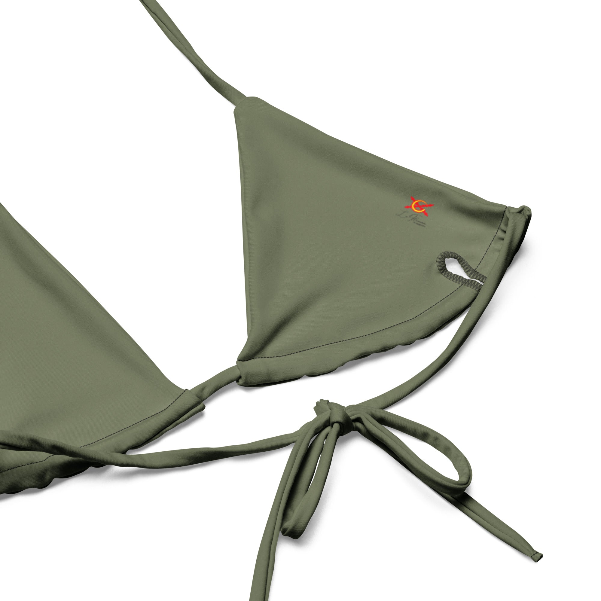 Bikini de triángulo Ejército Español - LaFlamencadeBorgoña