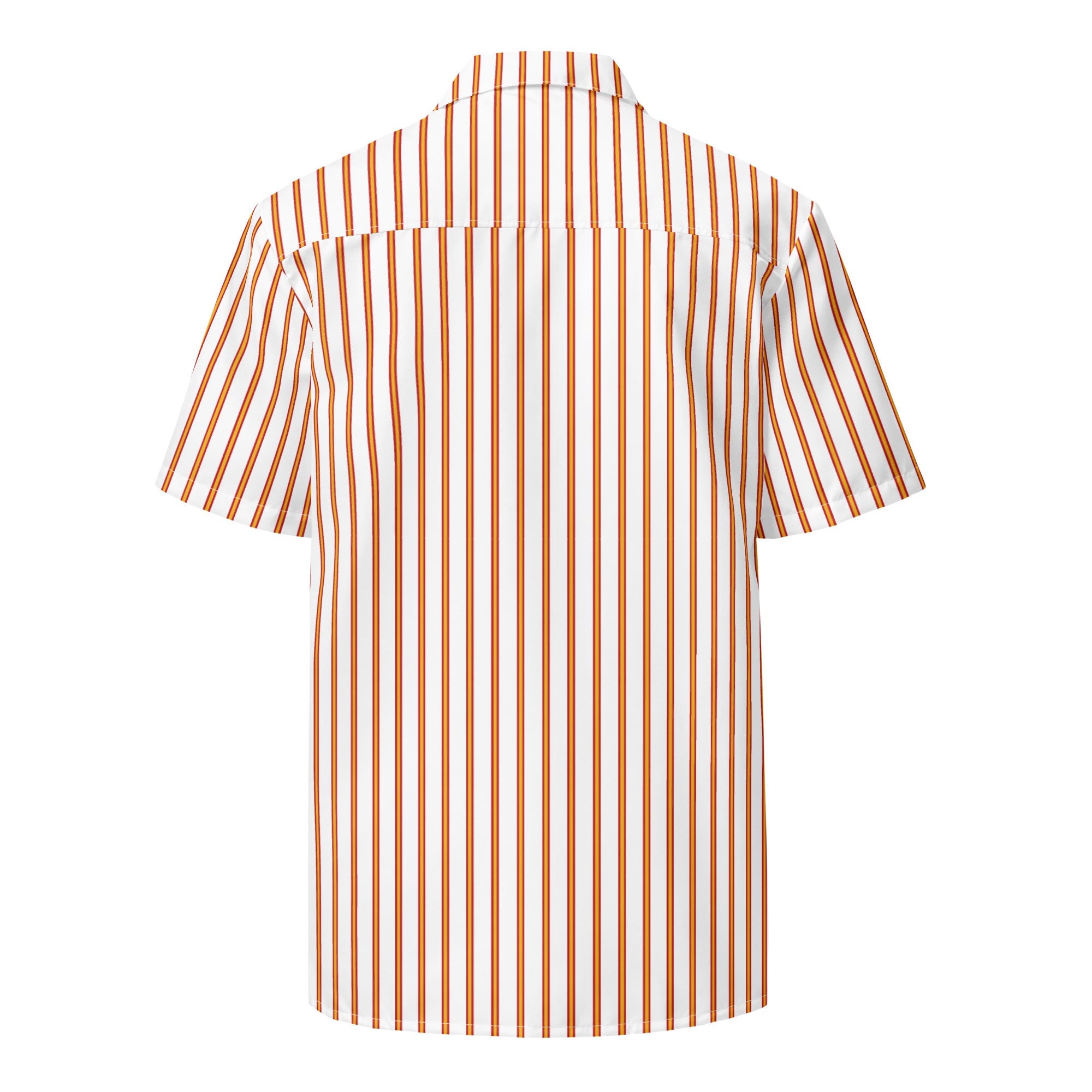 Camisa Bandera España líneas manga corta unisex - LaFlamencadeBorgoña