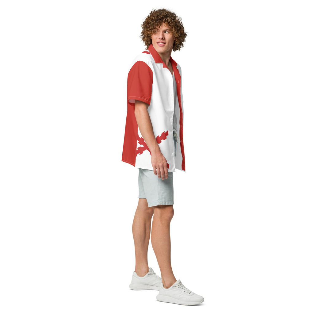 Comprar Camisa Cruz de Borgoña manga corta unisex Bandera España La Flamenca de Borgoña Patricia Muñoz VOX