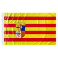 Bandera de Aragón 150x90 cm Satén