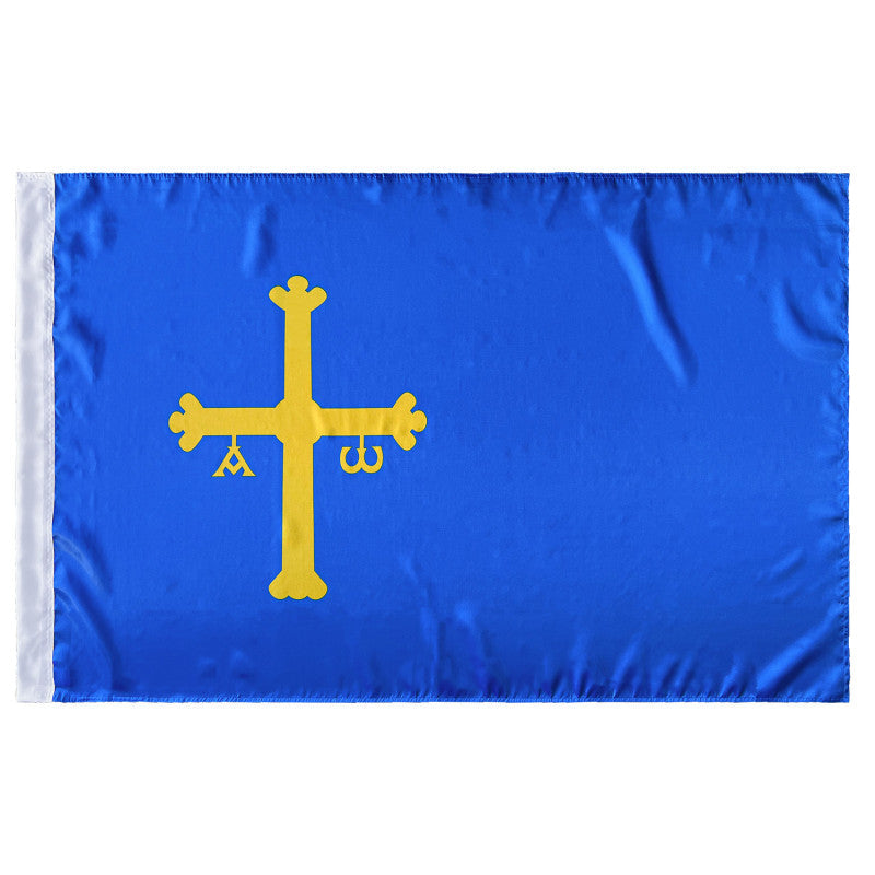Bandera del Principado de Asturias 150x90 cm Satén