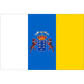 Bandera de Canarias 150x90 cm Poliéster