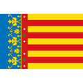 Bandera de la Comunidad Valenciana 150x90 cm Poliéster