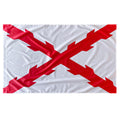 Bandera de la Cruz de Borgoña 150x90 cm Satén