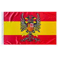 Bandera de España con Águila Bicéfala 150x90 cm Satén