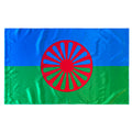 Bandera Gitana Gypsy Romani people 150x90 cm Satén