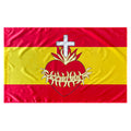 Bandera del Sagrado Corazón 150x90 cm Satén