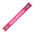 Bufanda Real Madrid rosa (140 x 20 cm)