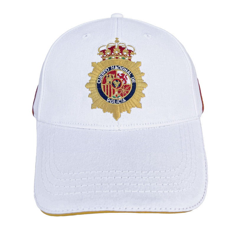 Gorra Policía Nacional con bandera España