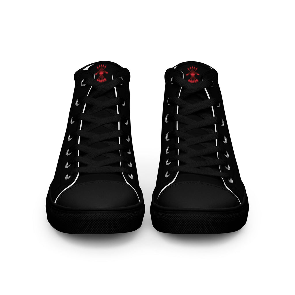 Comprar Zapatillas Falange de lona de caña alta para hombre Bandera España La Flamenca de Borgoña Patricia Muñoz VOX
