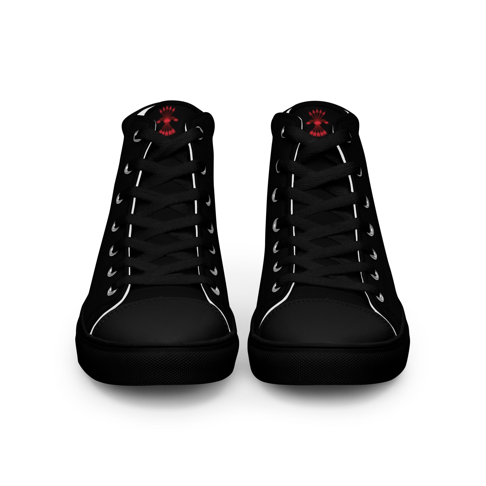 Comprar Zapatillas Falange de lona de caña alta para hombre Bandera España La Flamenca de Borgoña Patricia Muñoz VOX