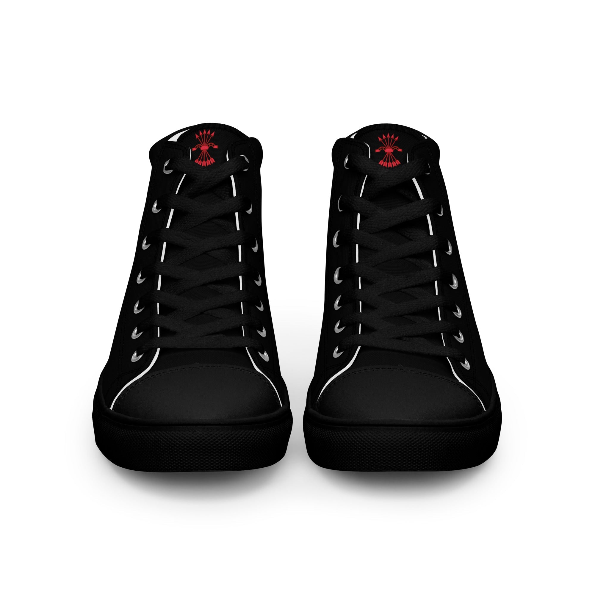 Comprar Zapatillas Falange de lona de caña alta para hombre Bandera España La Flamenca de Borgoña Patricia Muñoz VOX