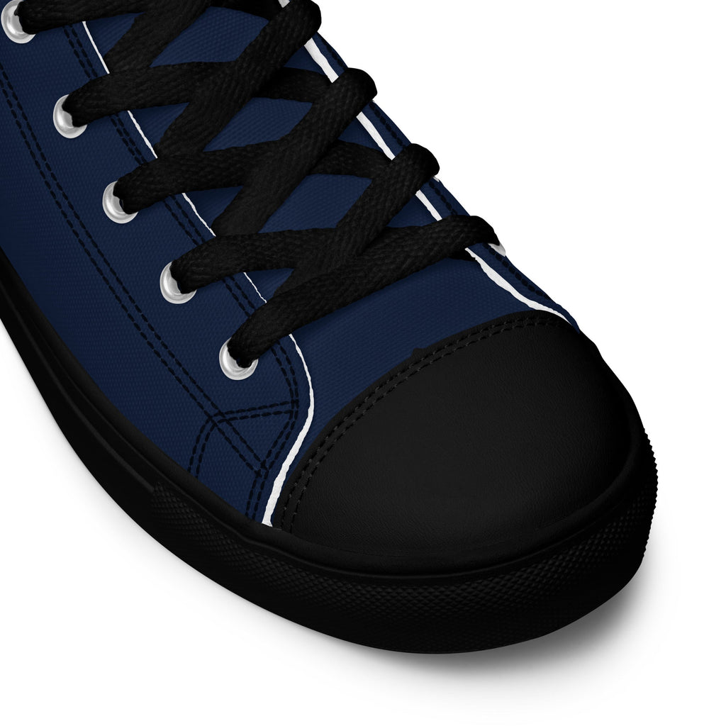 Zapatillas Infantería de Marina de lona de caña alta para hombre - LaFlamencadeBorgoña