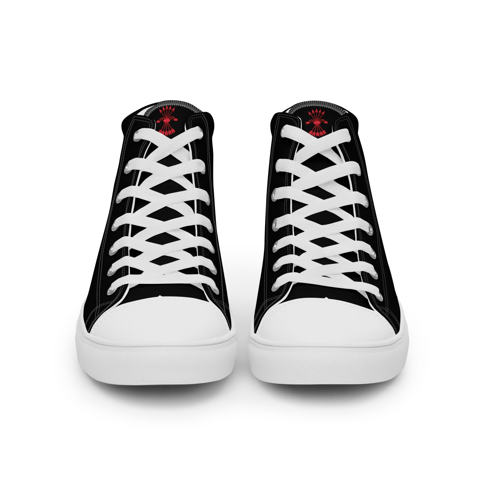 Comprar Zapatillas Falange de lona de caña alta para hombre Bandera España La Flamenca de Borgoña Patricia Muñoz VOX