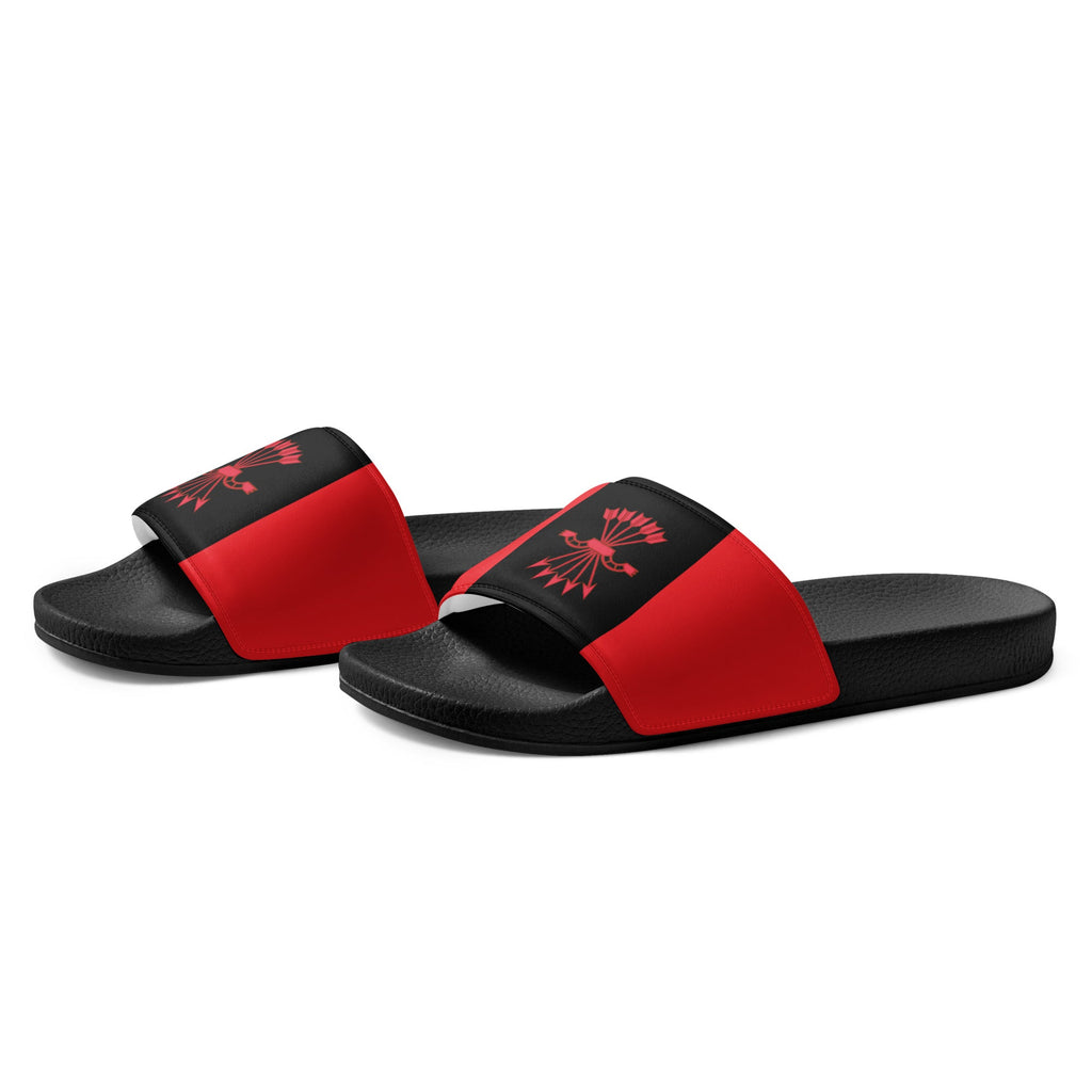 Comprar Sandalias chanclas Falange española Bandera España La Flamenca de Borgoña Patricia Muñoz VOX