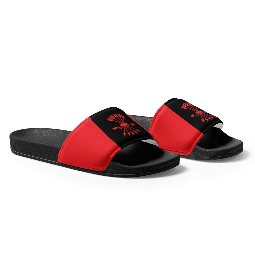 Comprar Sandalias chanclas Falange española Bandera España La Flamenca de Borgoña Patricia Muñoz VOX