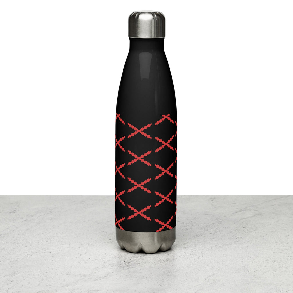 Botella de agua de acero inoxidable Cruz de Borgoña - LaFlamencadeBorgoña