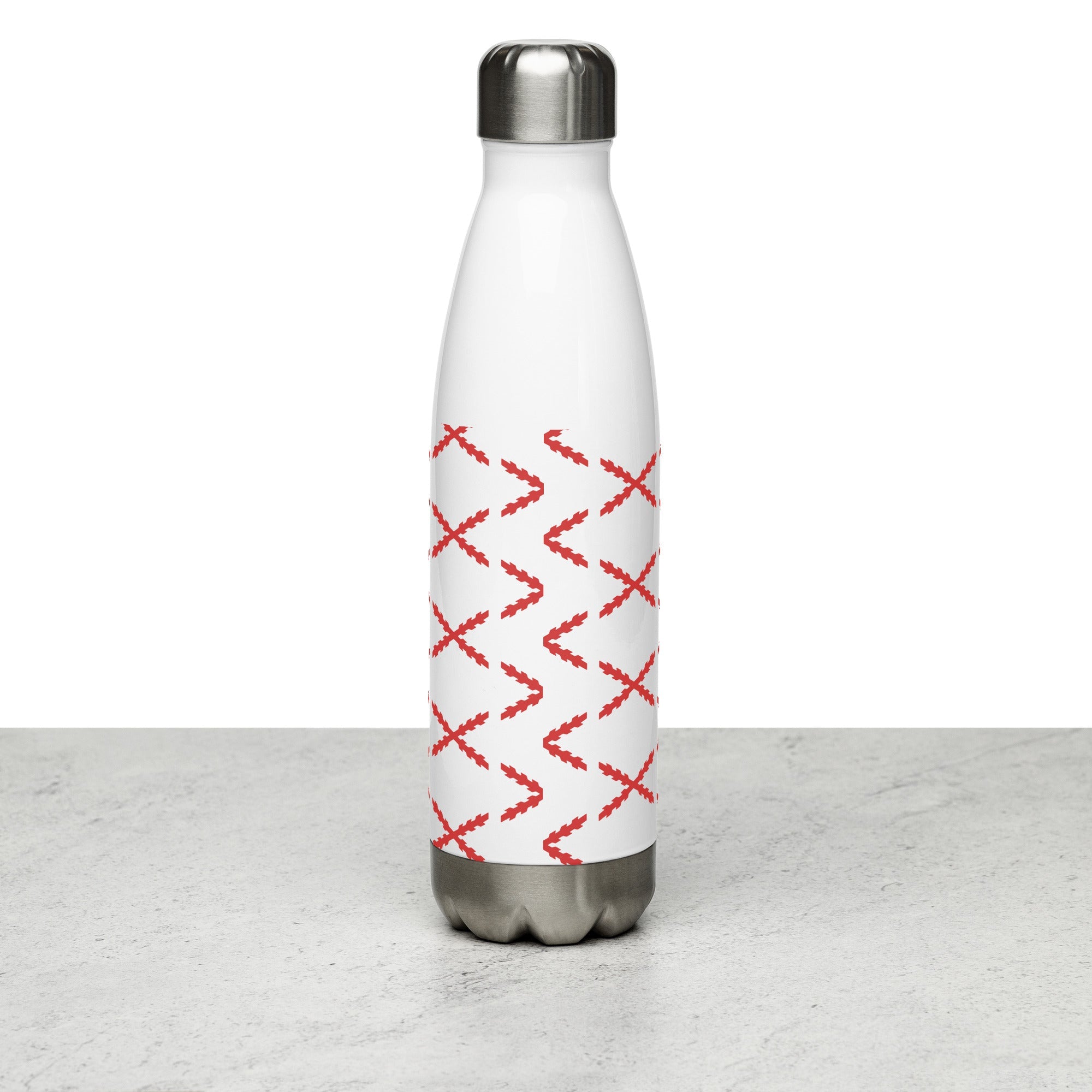Botella de agua de acero inoxidable Cruz de Borgoña - LaFlamencadeBorgoña