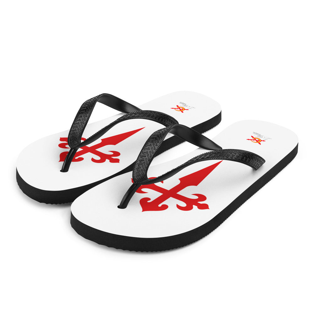 Comprar Chanclas Cruz de Santiago Bandera España La Flamenca de Borgoña Patricia Muñoz VOX