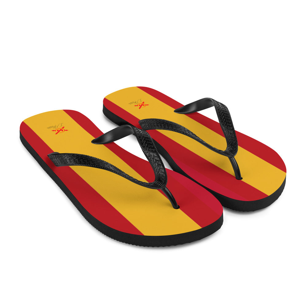 Comprar Chanclas Bandera de España Bandera España La Flamenca de Borgoña Patricia Muñoz VOX
