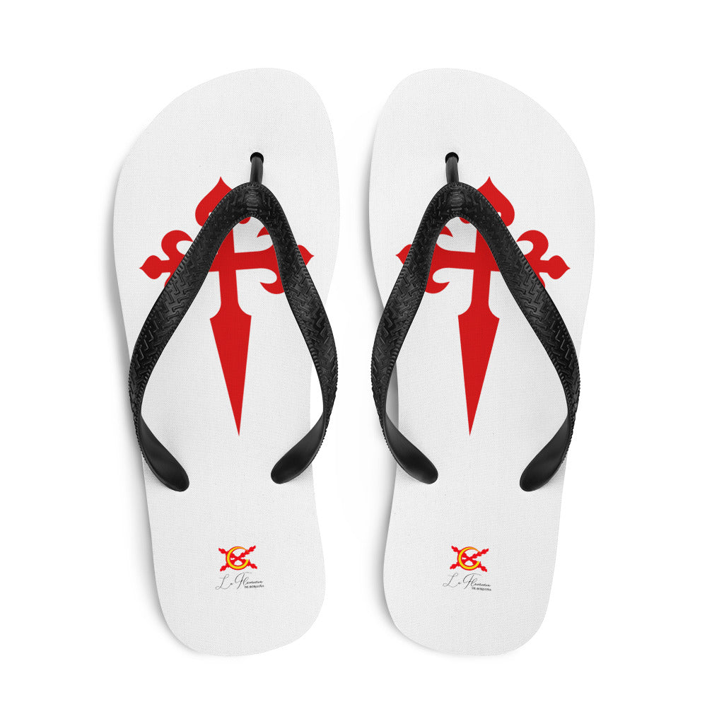 Comprar Chanclas Cruz de Santiago Bandera España La Flamenca de Borgoña Patricia Muñoz VOX