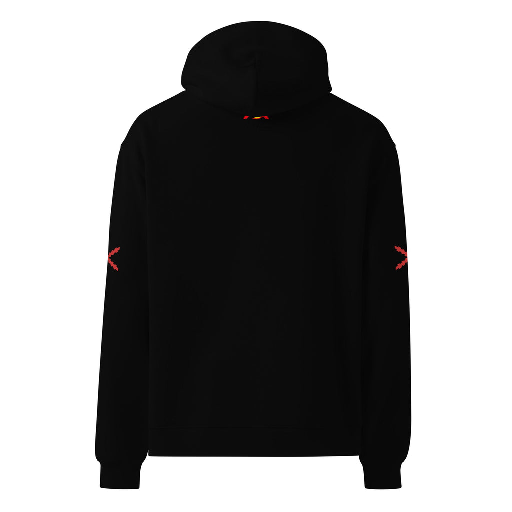 Sudadera Cruz de Borgoña oversize unisex - LaFlamencadeBorgoña