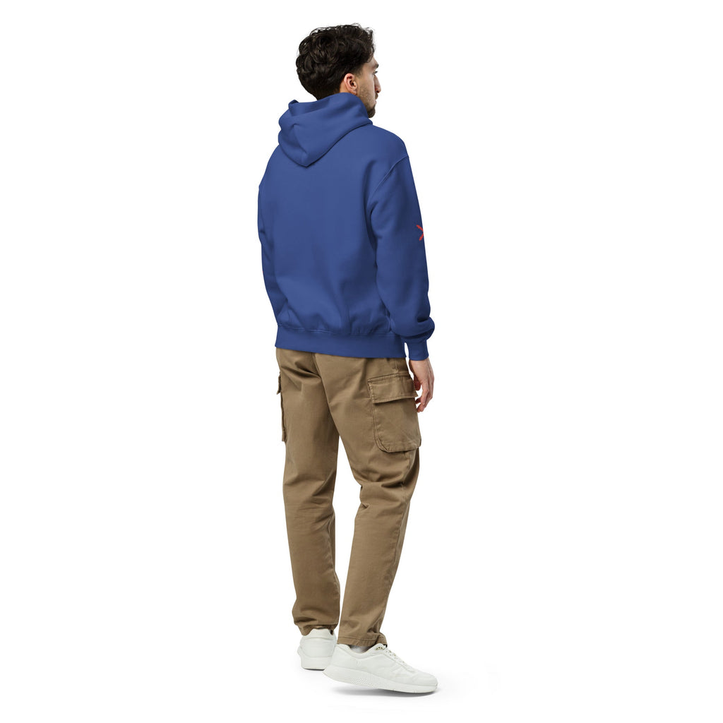 Sudadera Cruz de Borgoña oversize unisex - LaFlamencadeBorgoña
