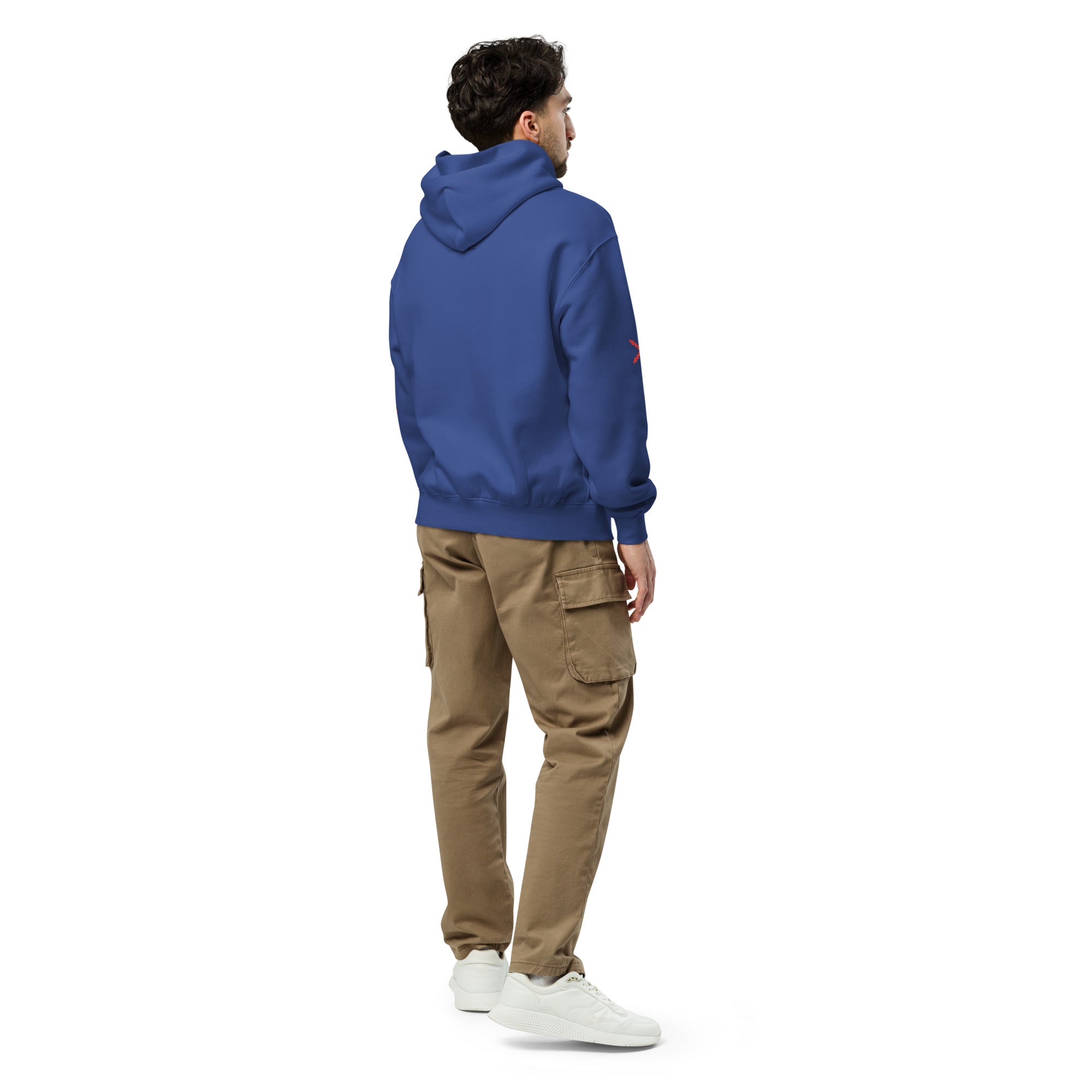 Sudadera Cruz de Borgoña oversize unisex - LaFlamencadeBorgoña