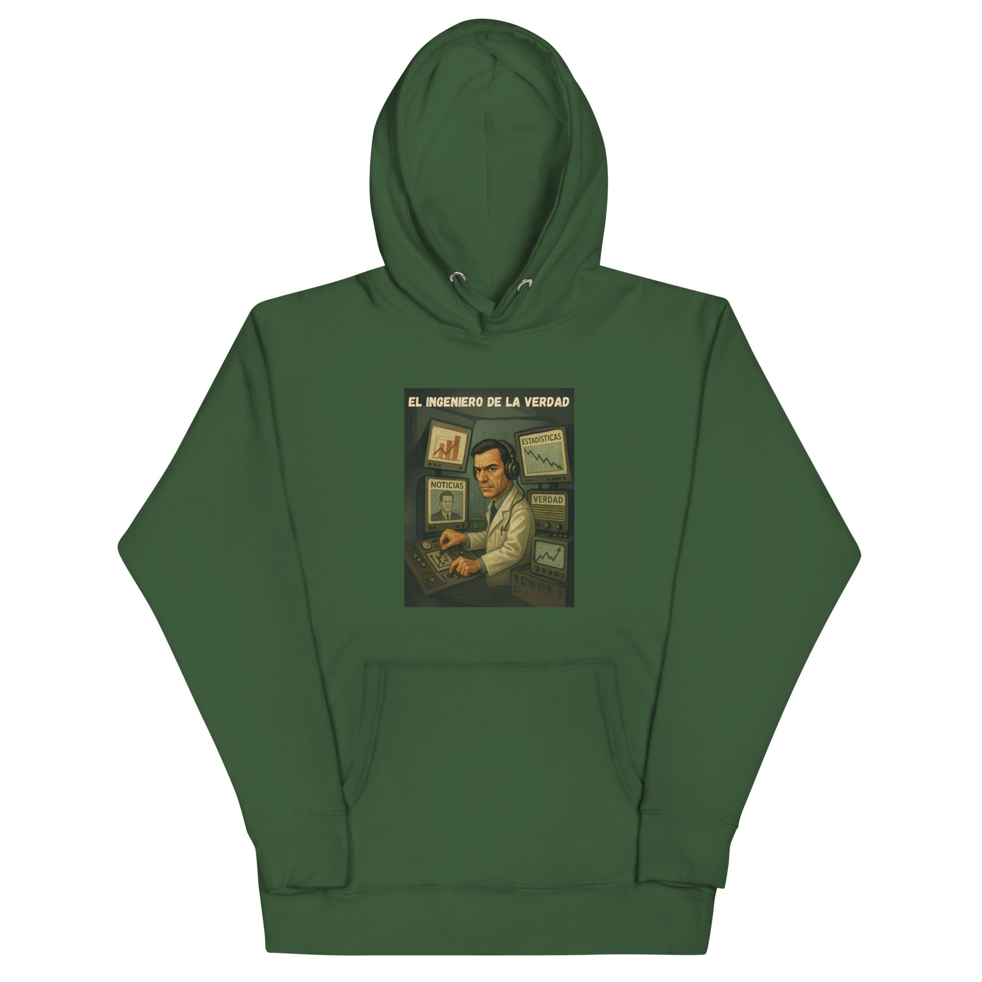 Comprar Sudadera "El ingeniero de la Verdad" Bandera España La Flamenca de Borgoña Patricia Muñoz VOX