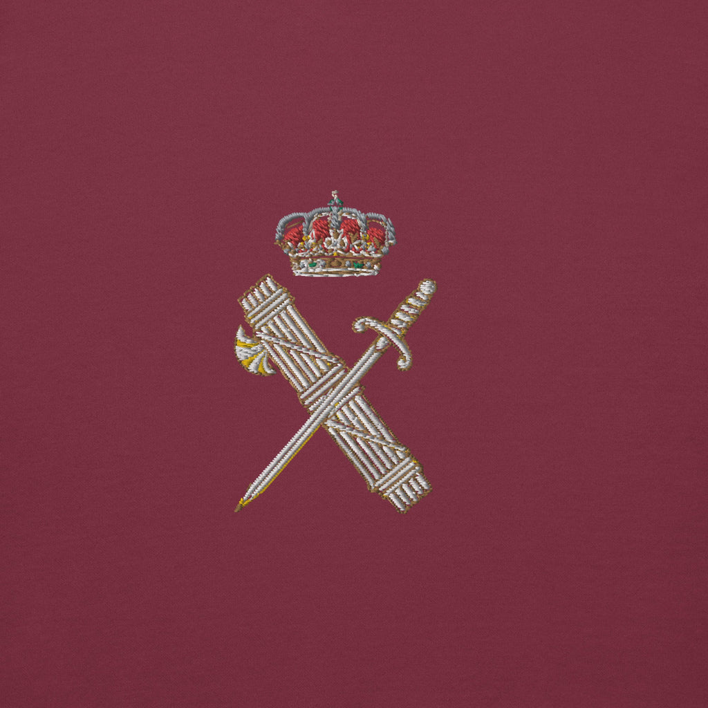 Comprar Sudadera Guardia Civil con capucha unisex (muchos colores) Bandera España La Flamenca de Borgoña Patricia Muñoz VOX