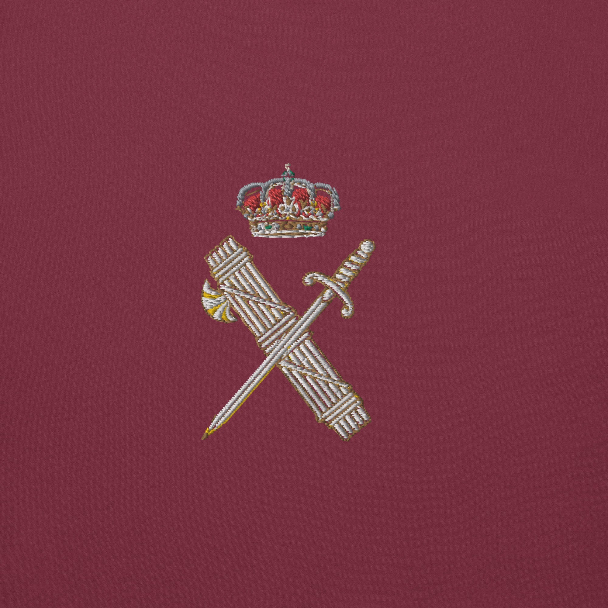 Comprar Sudadera Guardia Civil con capucha unisex (muchos colores) Bandera España La Flamenca de Borgoña Patricia Muñoz VOX