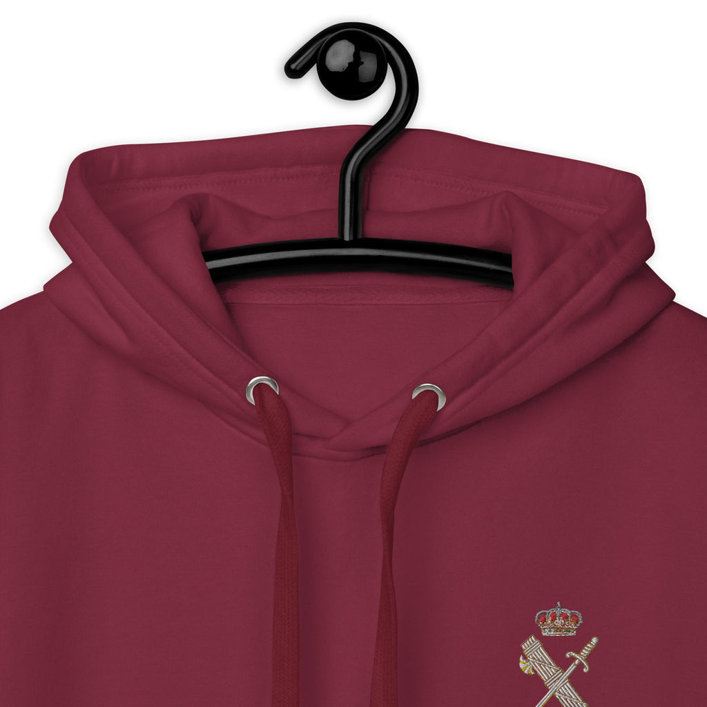 Comprar Sudadera Guardia Civil con capucha unisex (muchos colores) Bandera España La Flamenca de Borgoña Patricia Muñoz VOX