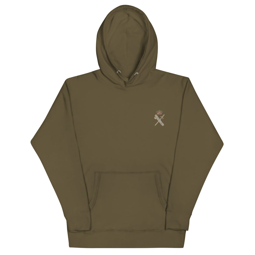 Sudadera Guardia Civil con capucha unisex (muchos colores) - LaFlamencadeBorgoña