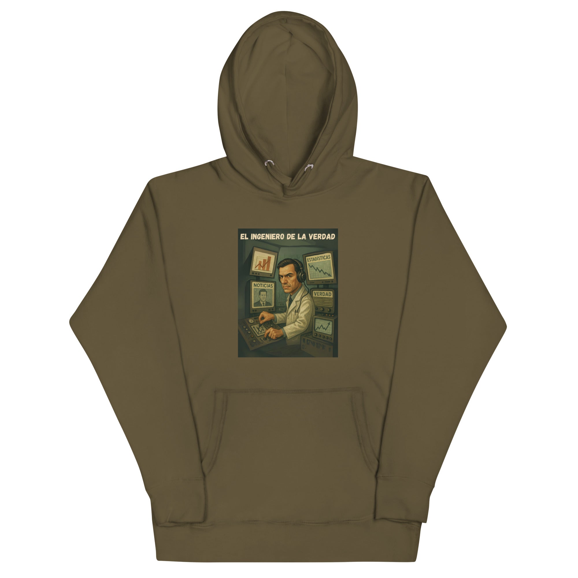 Comprar Sudadera "El ingeniero de la Verdad" Bandera España La Flamenca de Borgoña Patricia Muñoz VOX