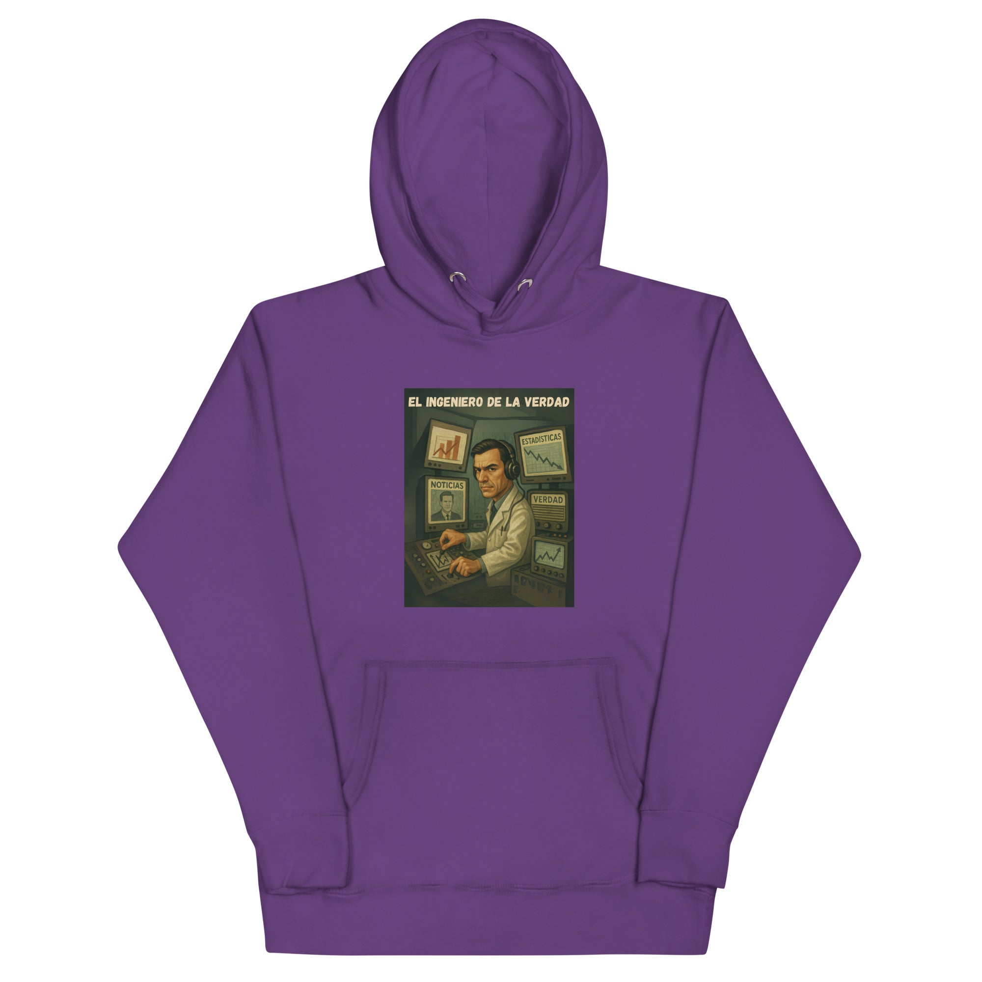 Comprar Sudadera "El ingeniero de la Verdad" Bandera España La Flamenca de Borgoña Patricia Muñoz VOX